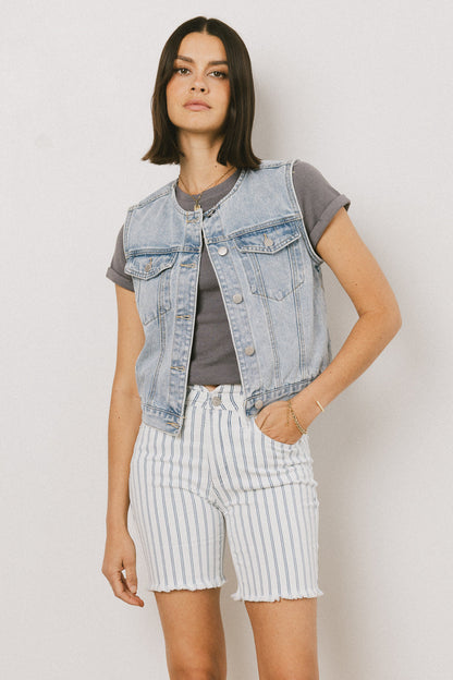 Aiden Denim Vest - FINAL SALE