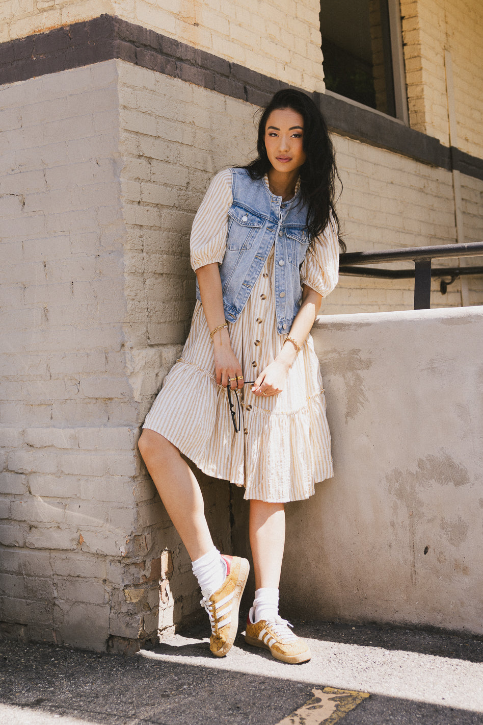 Aiden Denim Vest - FINAL SALE