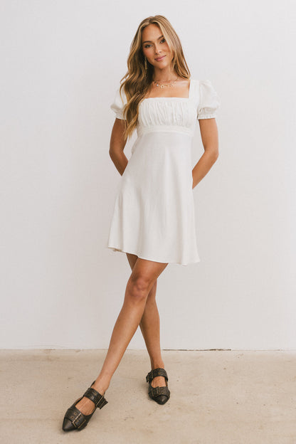 Harlee Lace Trim Mini Dress - FINAL SALE