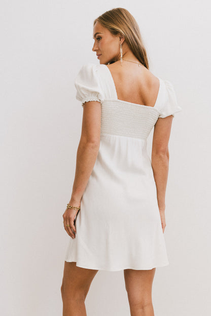 Harlee Lace Trim Mini Dress - FINAL SALE