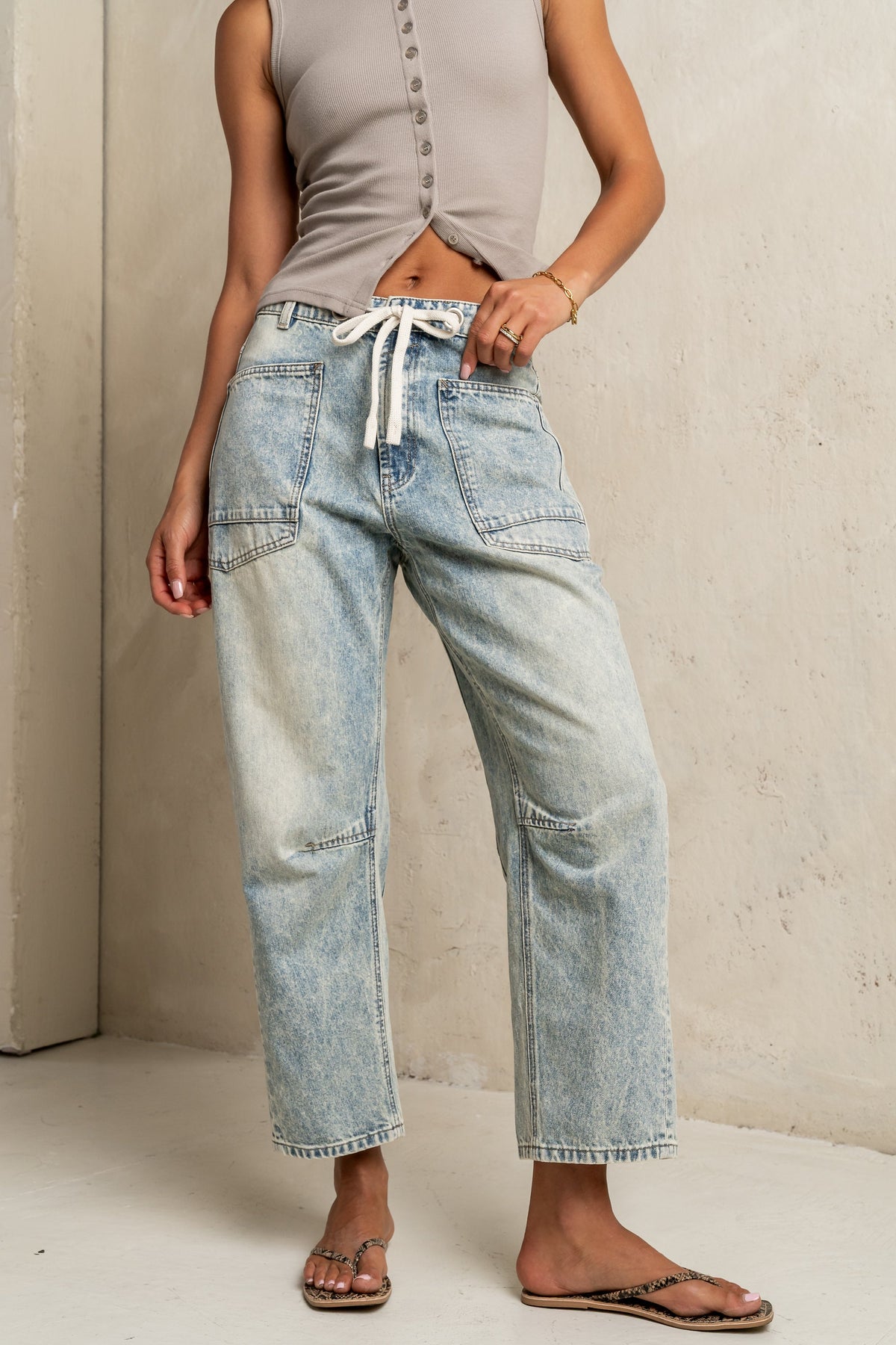 Callie Barrel Jeans - FINAL SALE