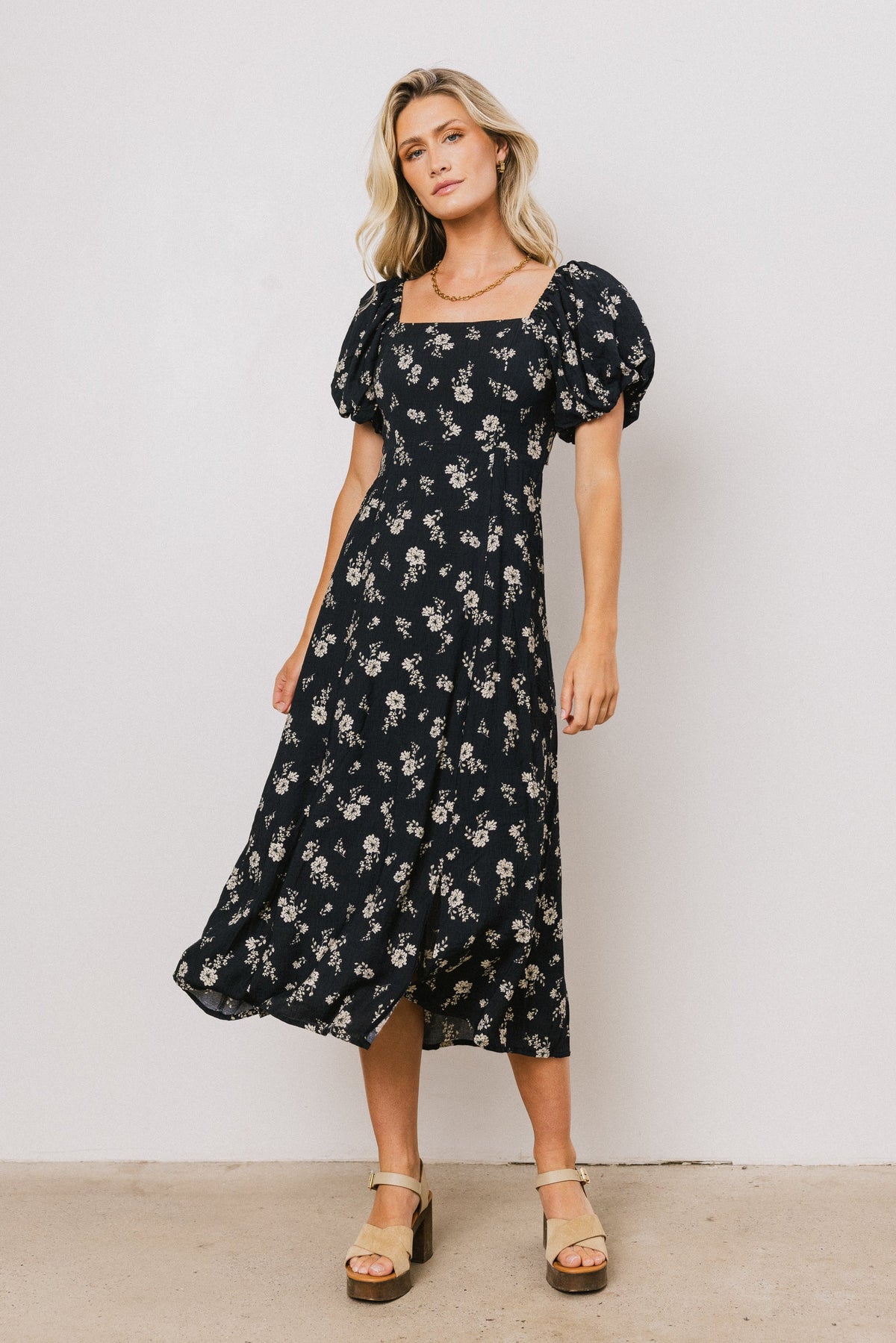 Aubree Floral Midi Dress - FINAL SALE