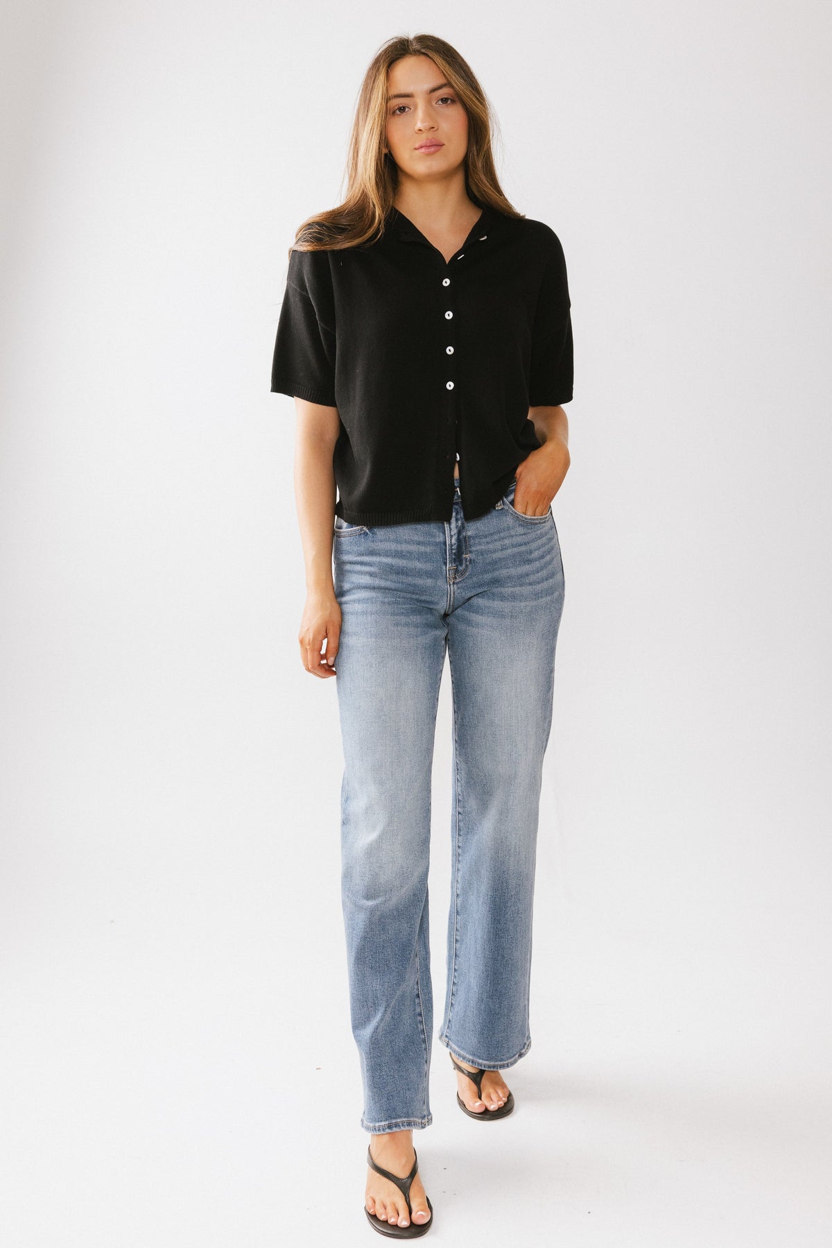Camila Sweater in Black - FINAL SALE