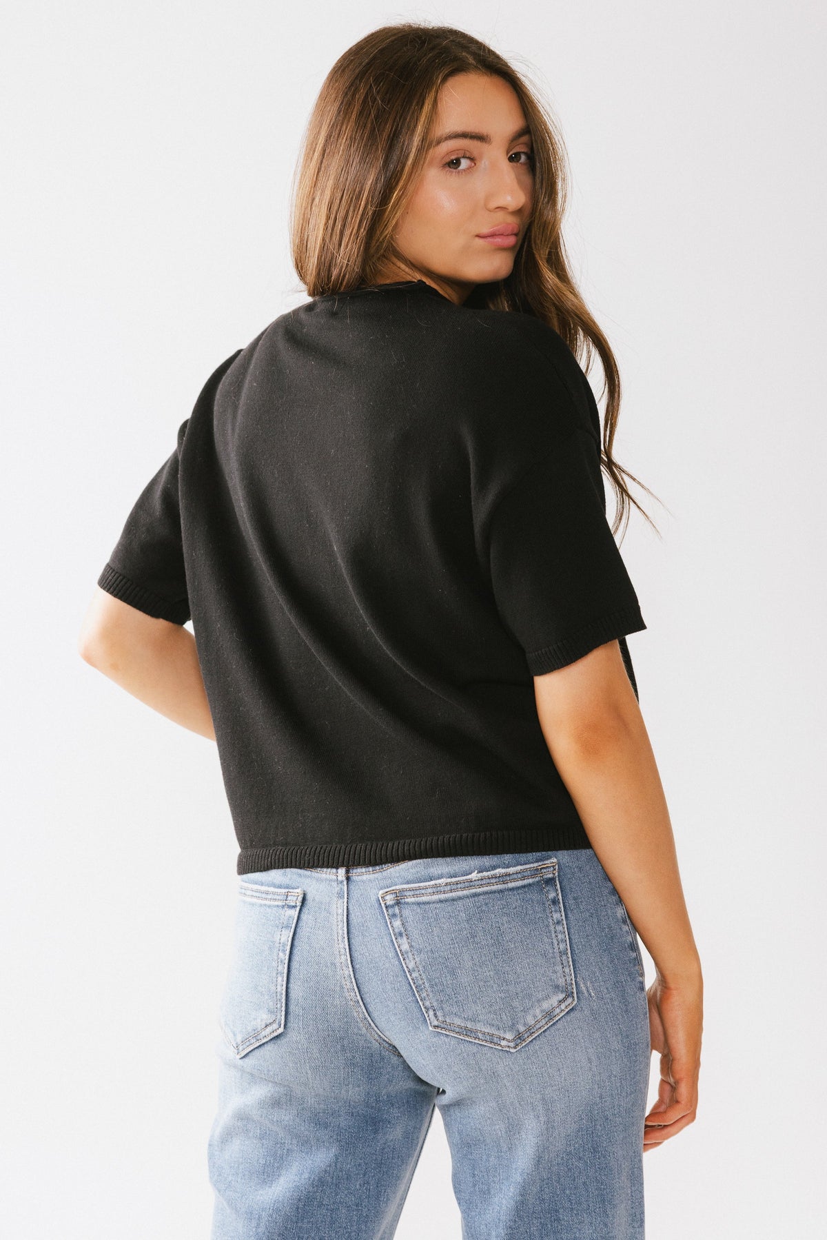 Camila Sweater in Black - FINAL SALE