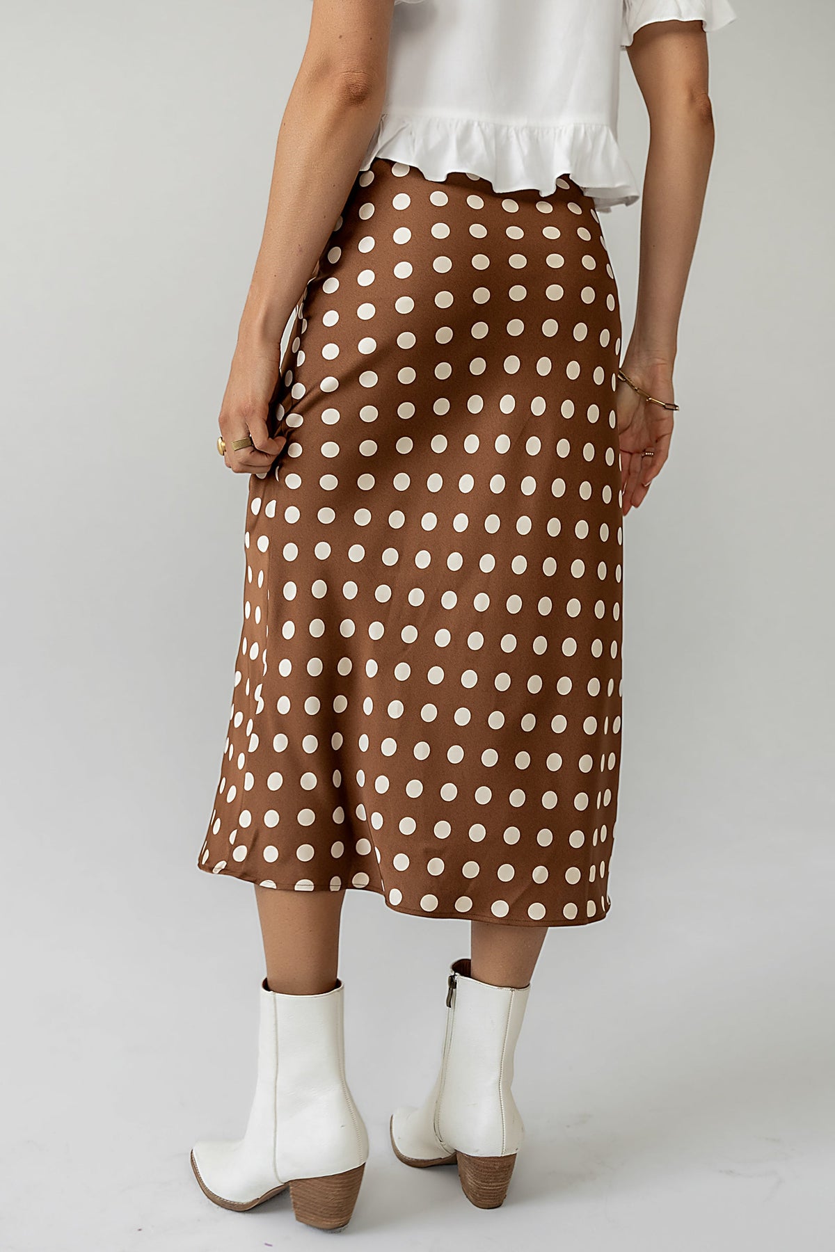 Brooke Polka Dot Midi Skirt - FINAL SALE