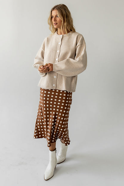 Brooke Polka Dot Midi Skirt - FINAL SALE