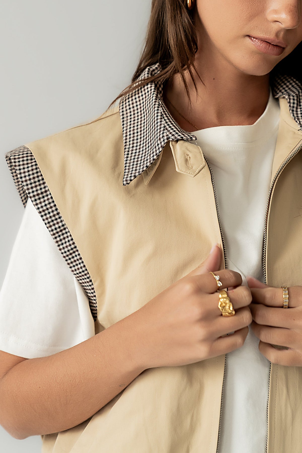 Finn Contrast Vest - FINAL SALE