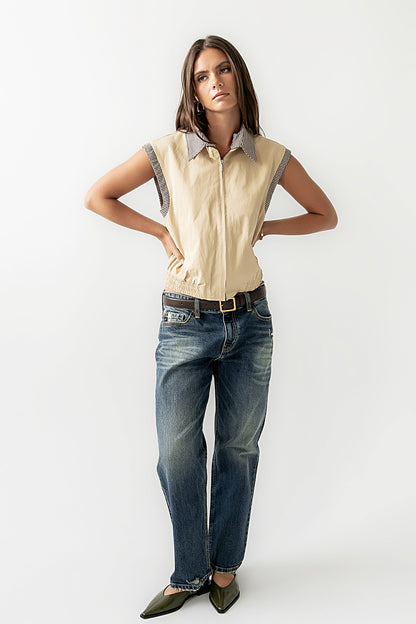 Finn Contrast Vest - FINAL SALE