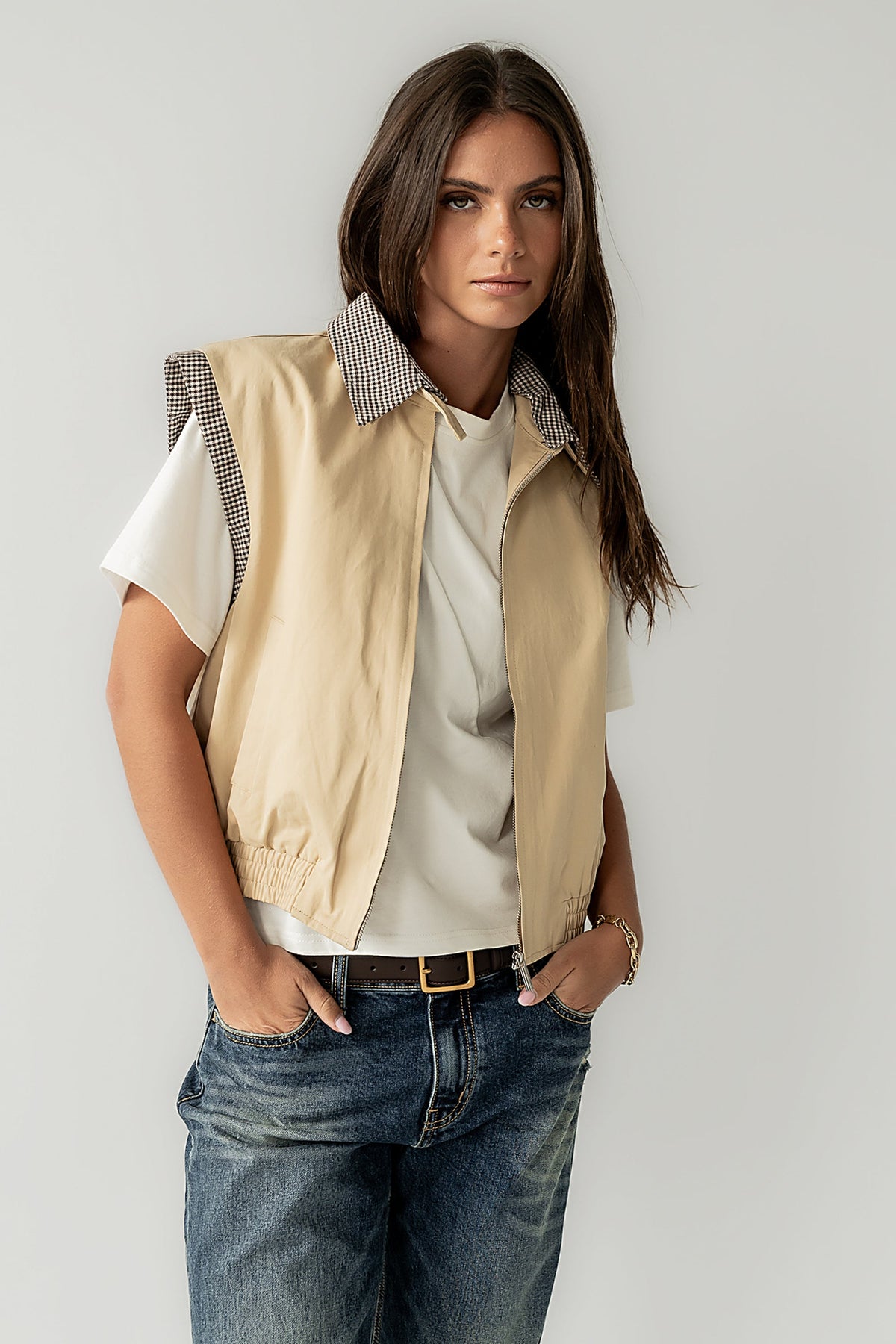 Finn Contrast Vest - FINAL SALE