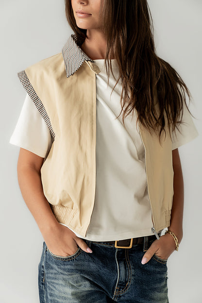 Finn Contrast Vest - FINAL SALE