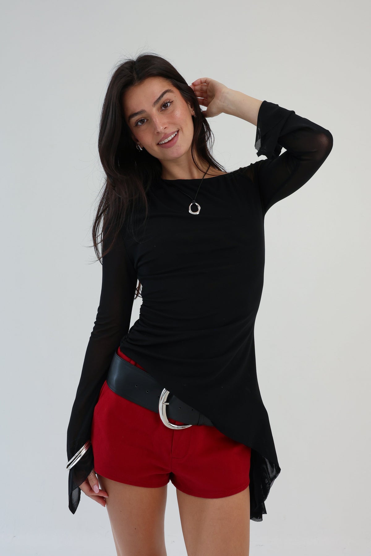 Holly Shorts in Red