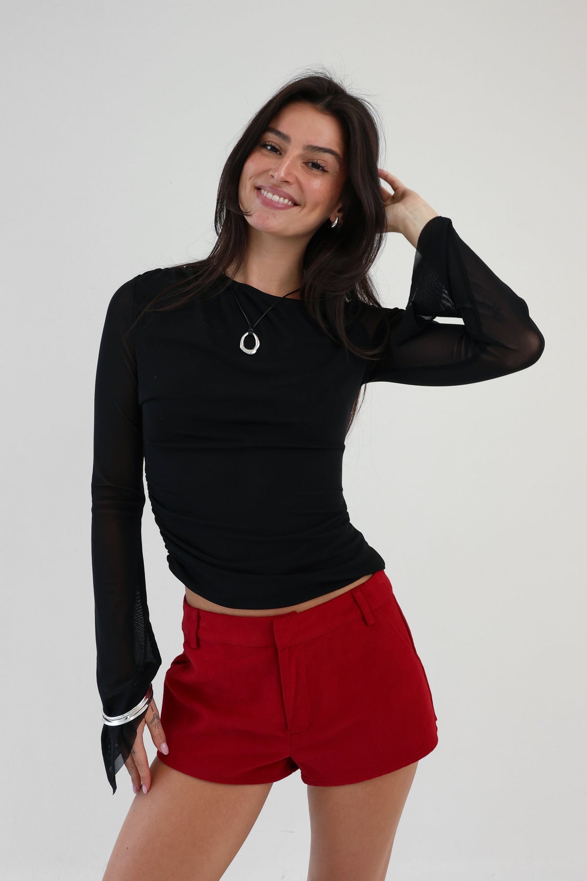 Holly Shorts in Red