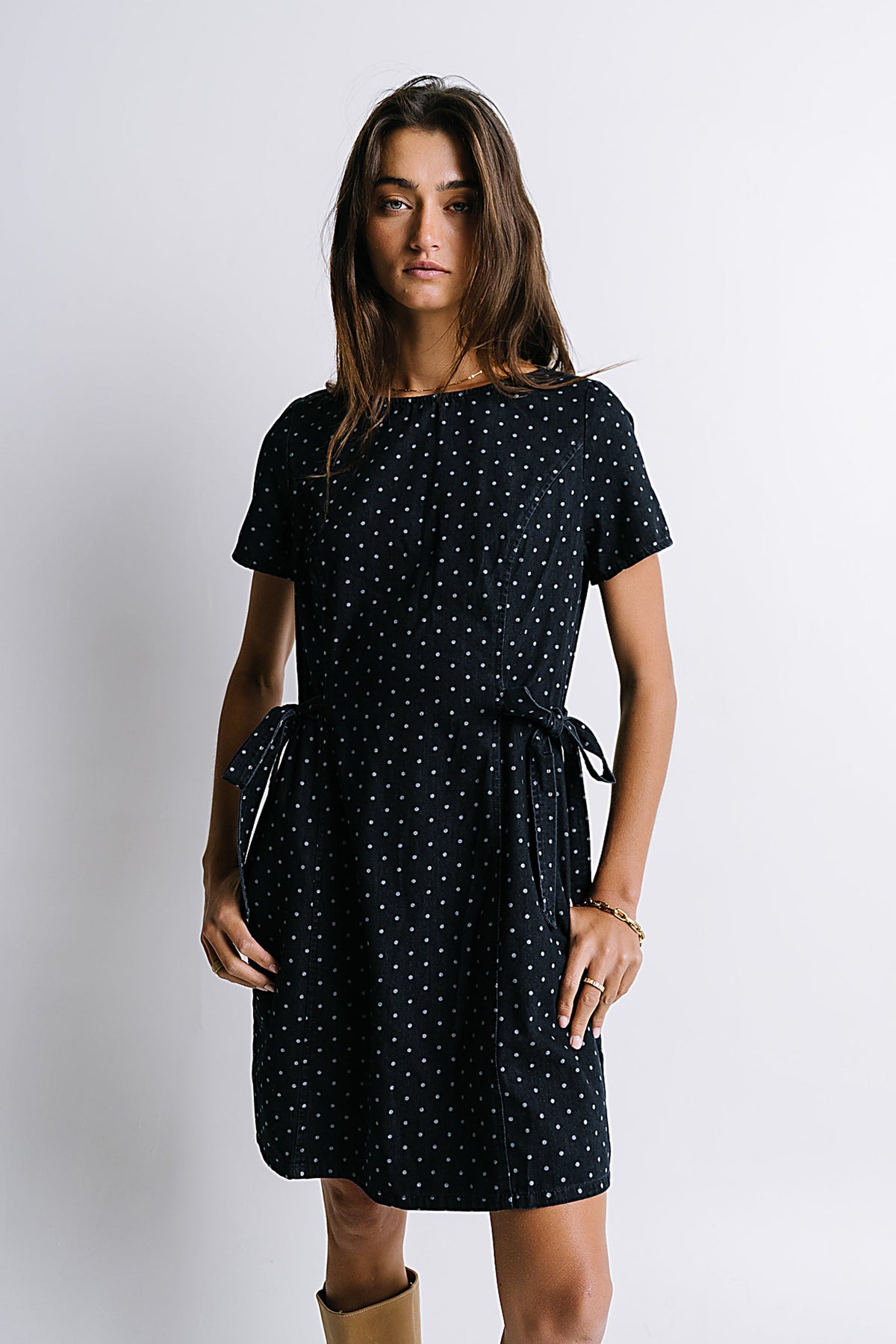 Gloria Polka Dot Mini Dress - FINAL SALE
