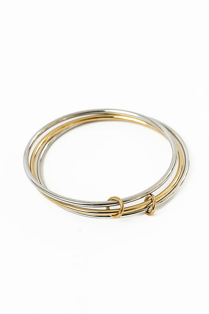Brayden Two Toned Bangle
