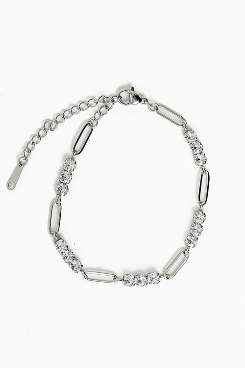 Casey Chain Bracelet in Silver