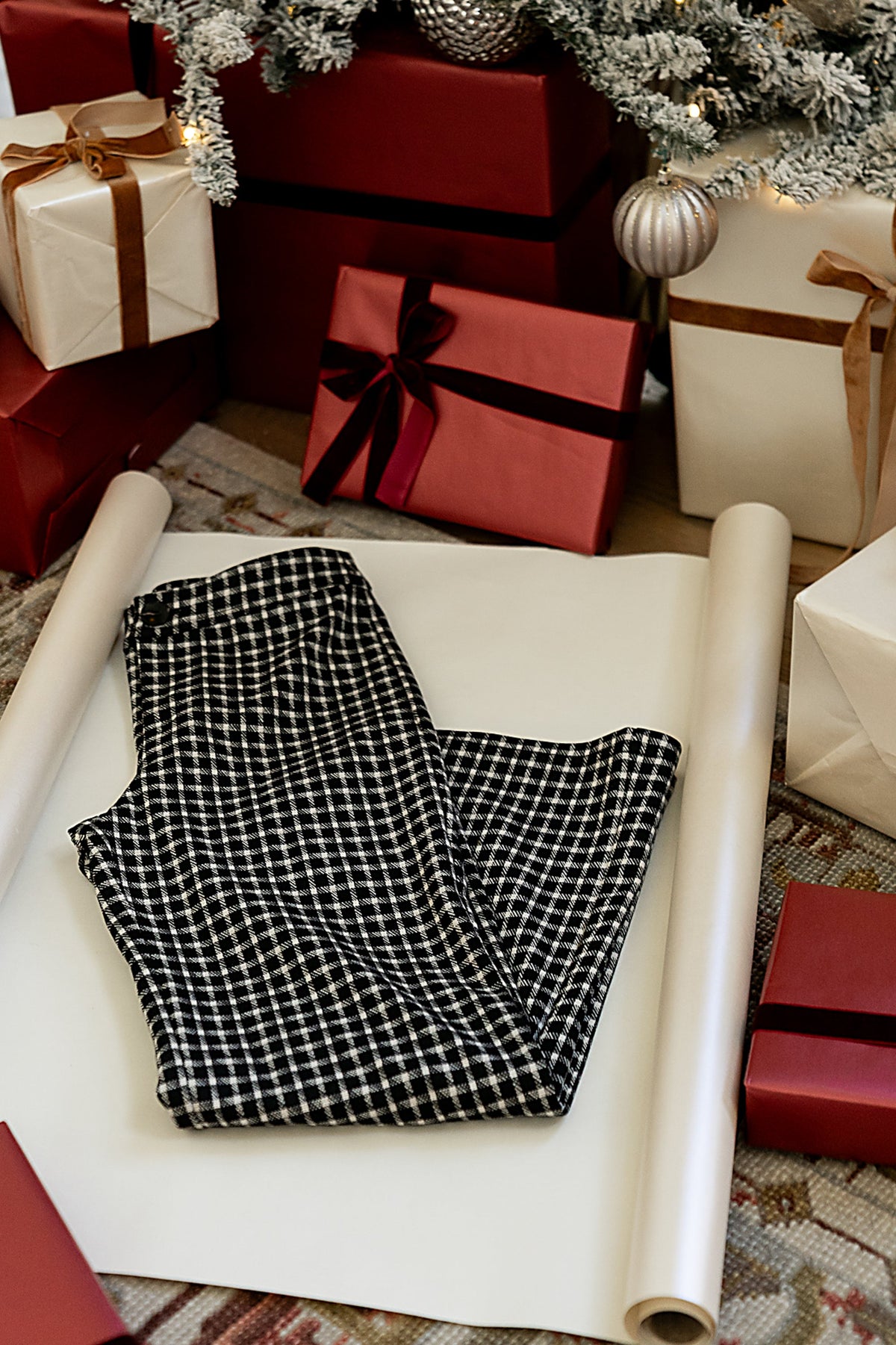 Constance Plaid Wide Leg Pants - FINAL SALE