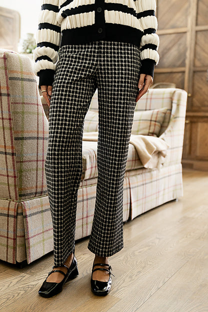Constance Plaid Wide Leg Pants - FINAL SALE