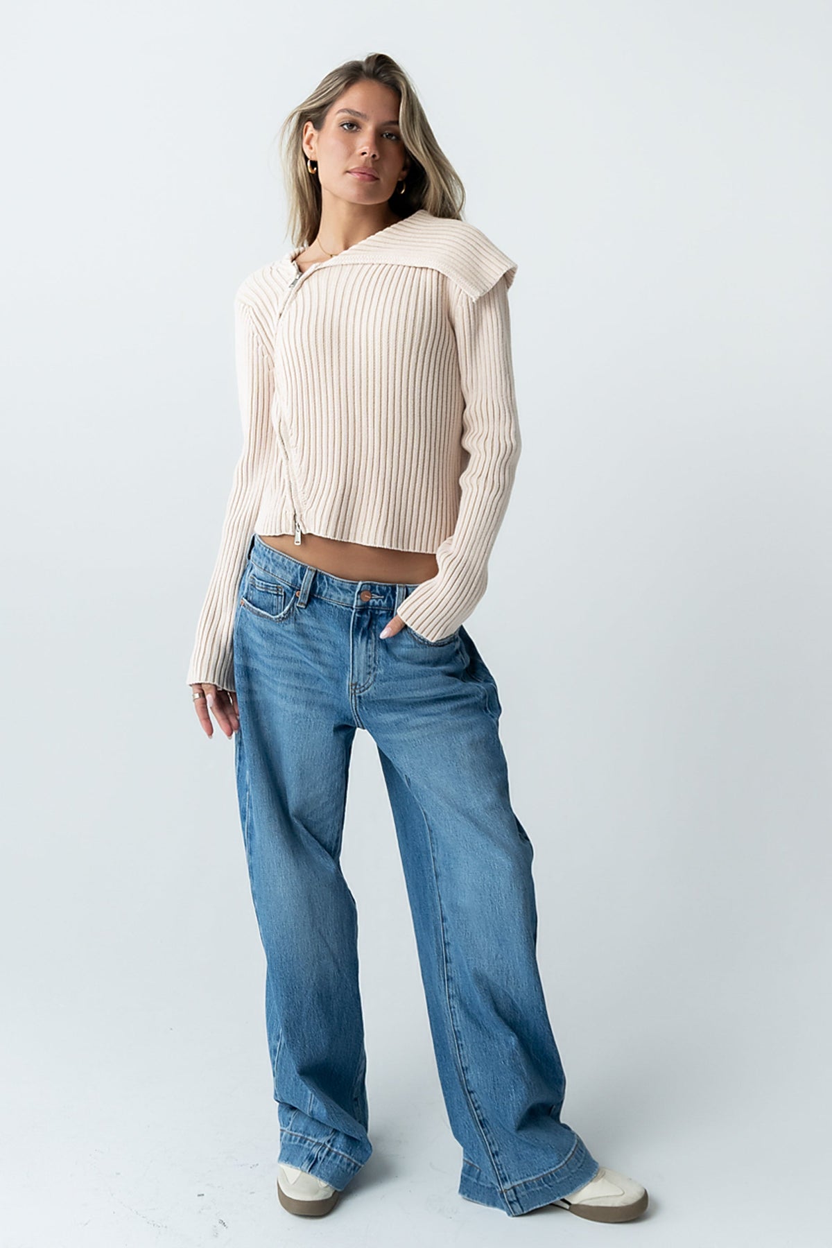 Beth Knit Jacket in Blush