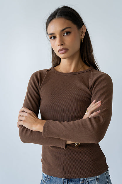 Cameron Top in Brown