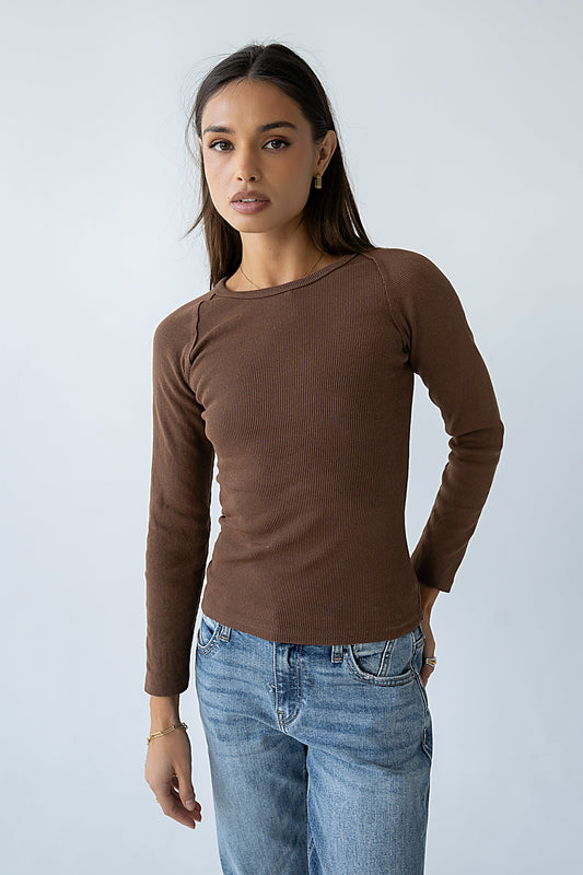 Cameron Top in Brown