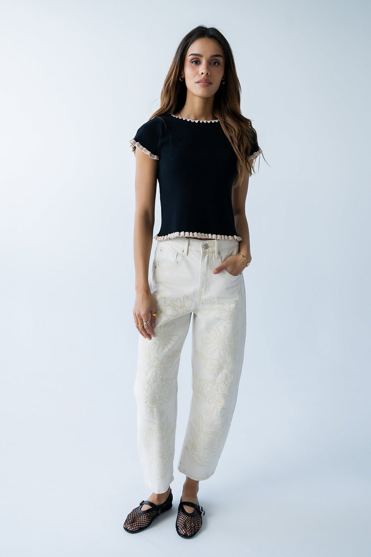 Gigi Contrast Sweater - FINAL SALE