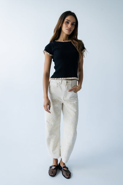 Gigi Contrast Sweater - FINAL SALE