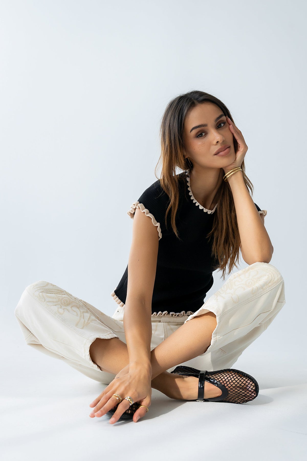 Gigi Contrast Sweater - FINAL SALE