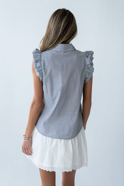 Bernie Striped Button Up