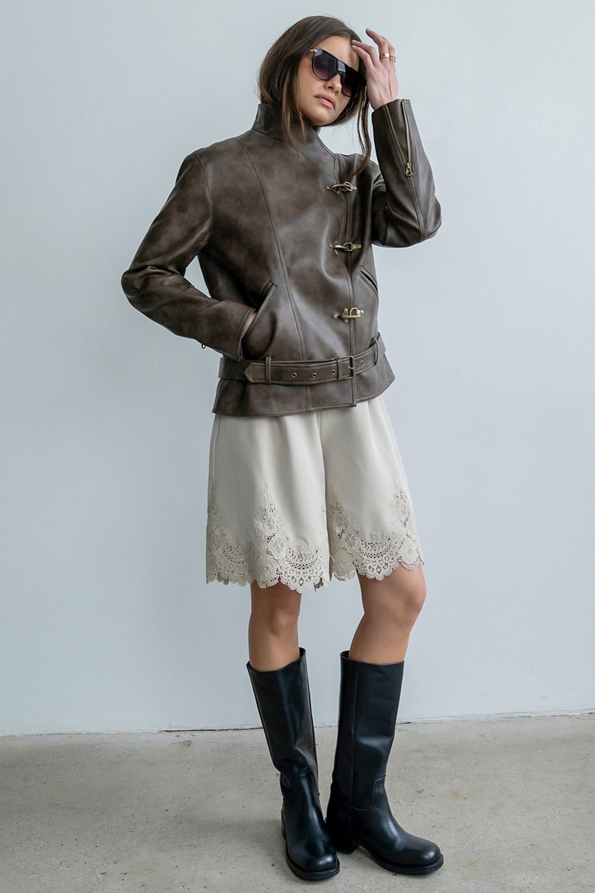 Danika Vegan Leather Jacket
