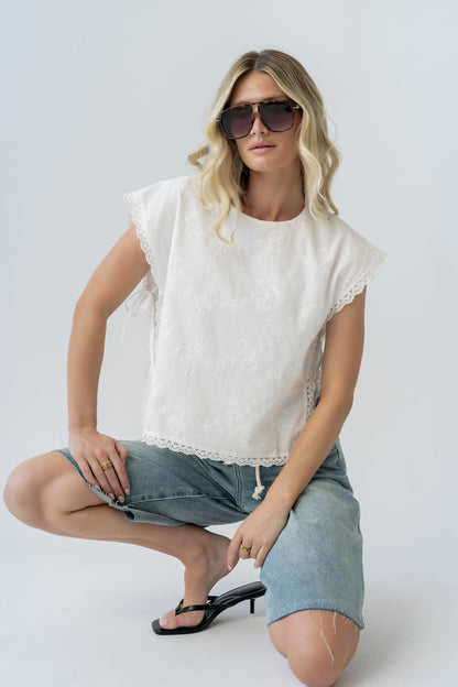 Cassidy Embroidered Top