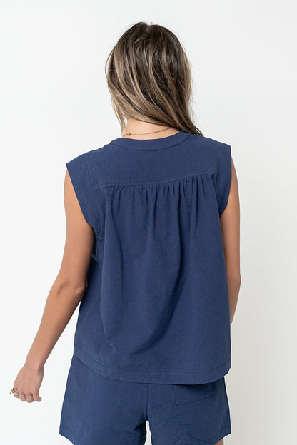 Harley Tank in Navy