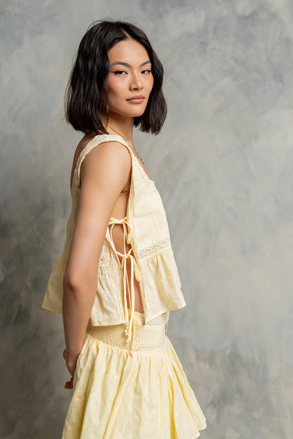 Amelia Embroidered Lace Tank