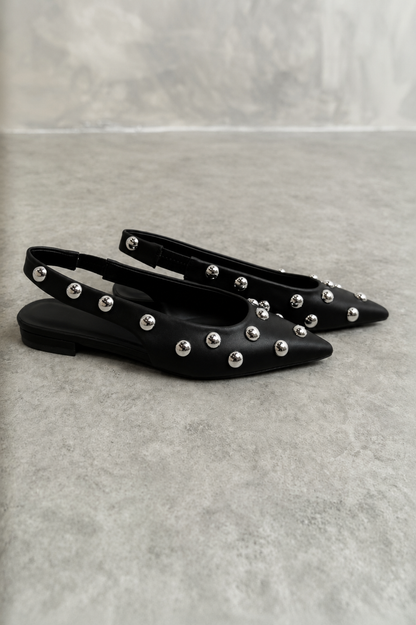 Arizona Slingback Flat in Black