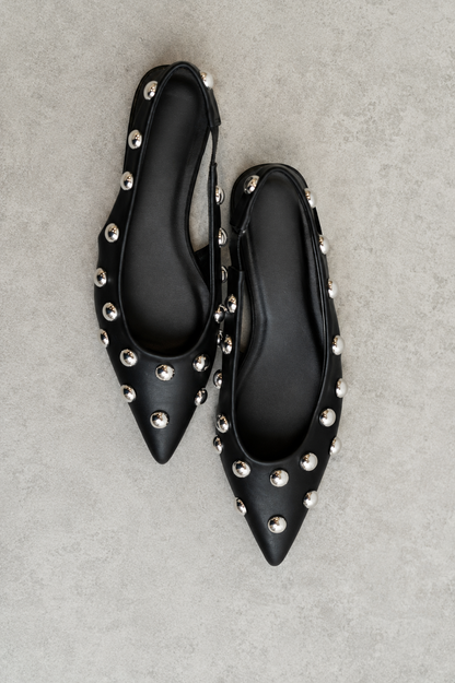 Arizona Slingback Flat in Black