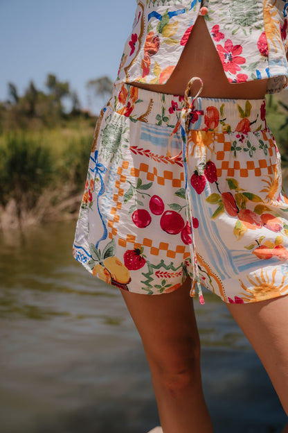 Fiorella Graphic Shorts