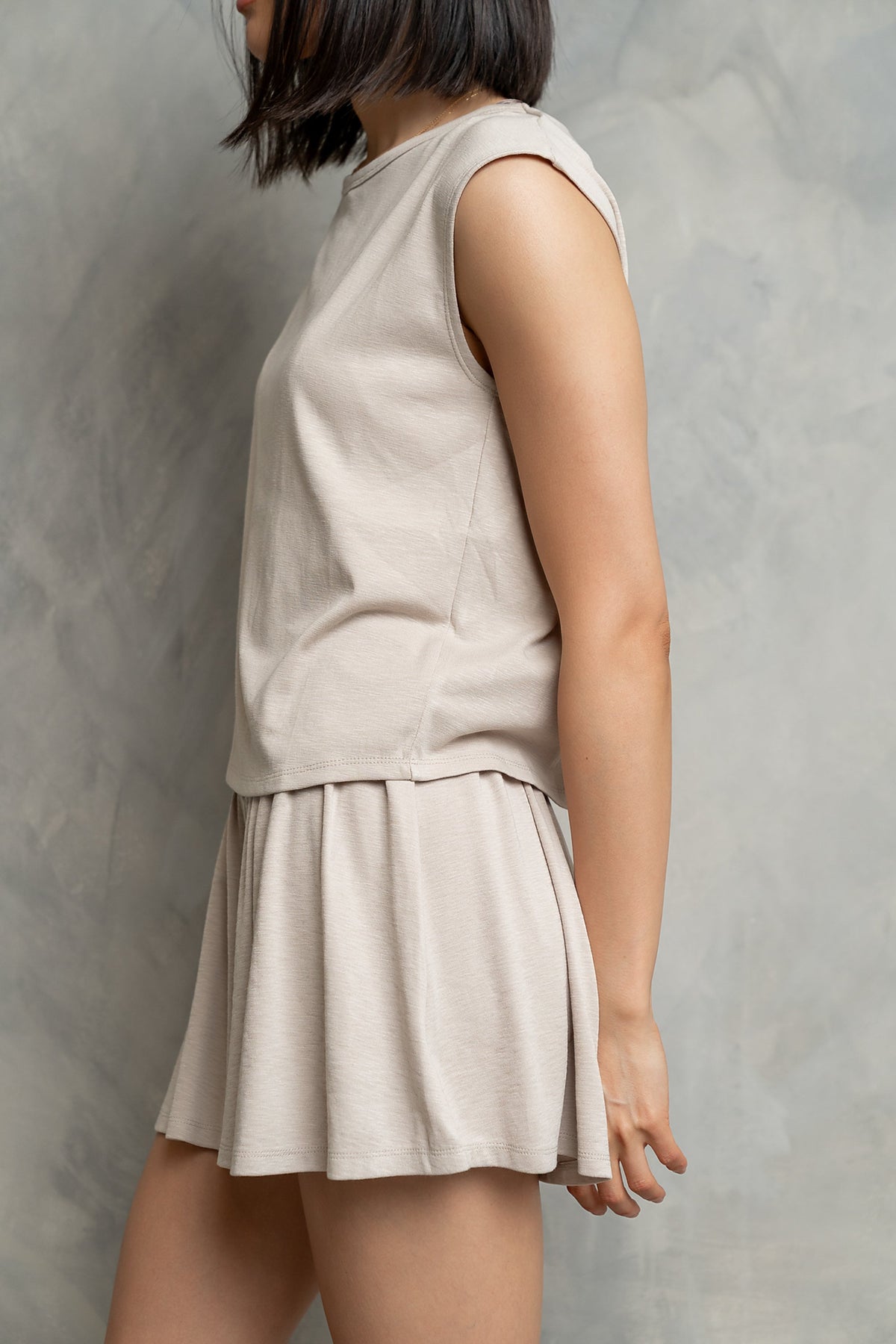 Britta Tank Top in Bone