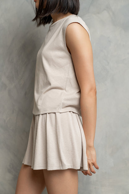 Britta Tank Top in Bone