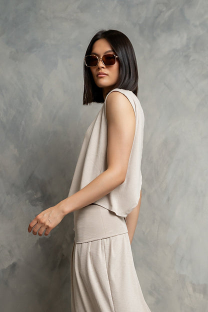 Britta Tank Top in Bone