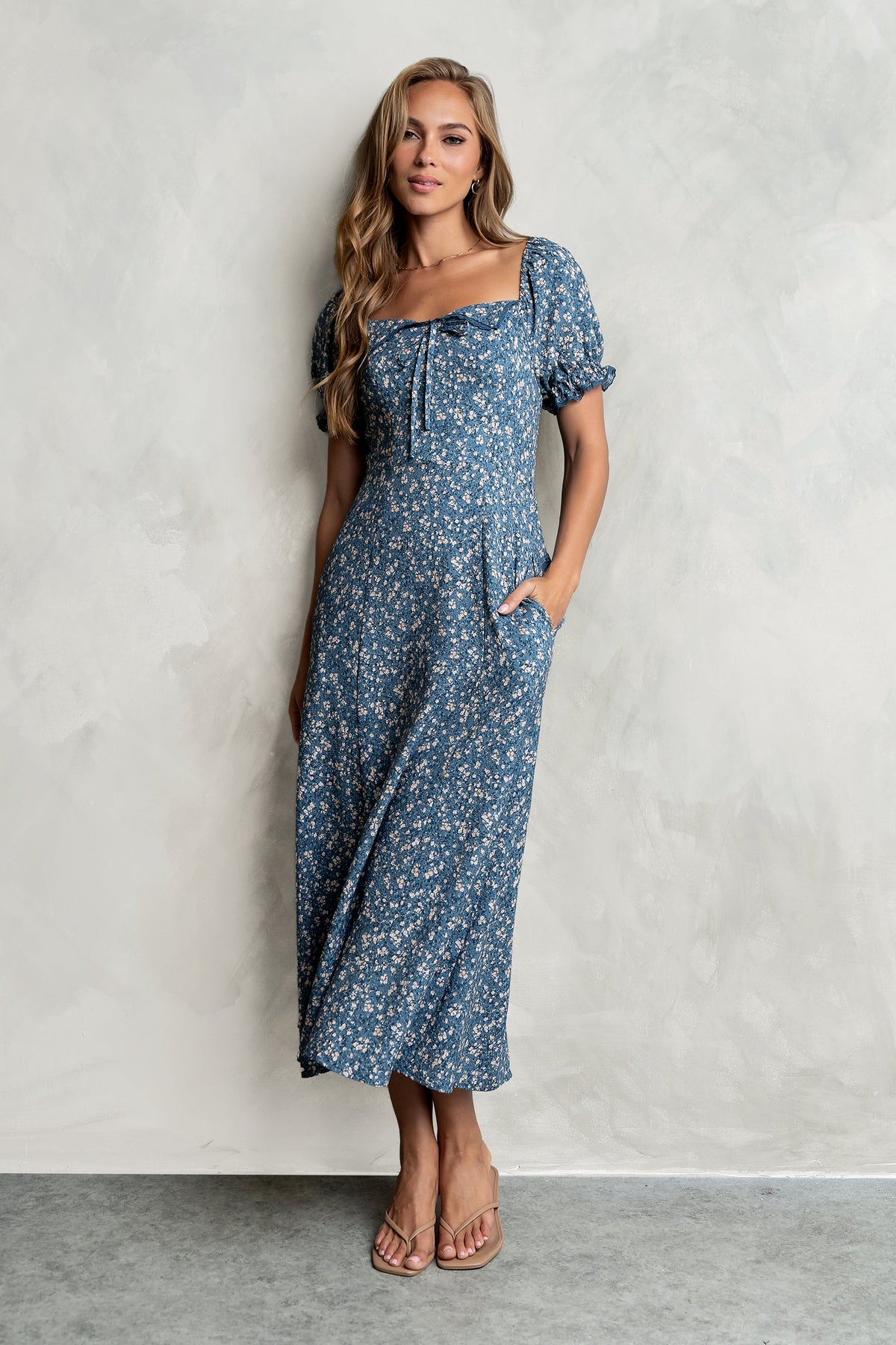 Carter Floral Midi Dress