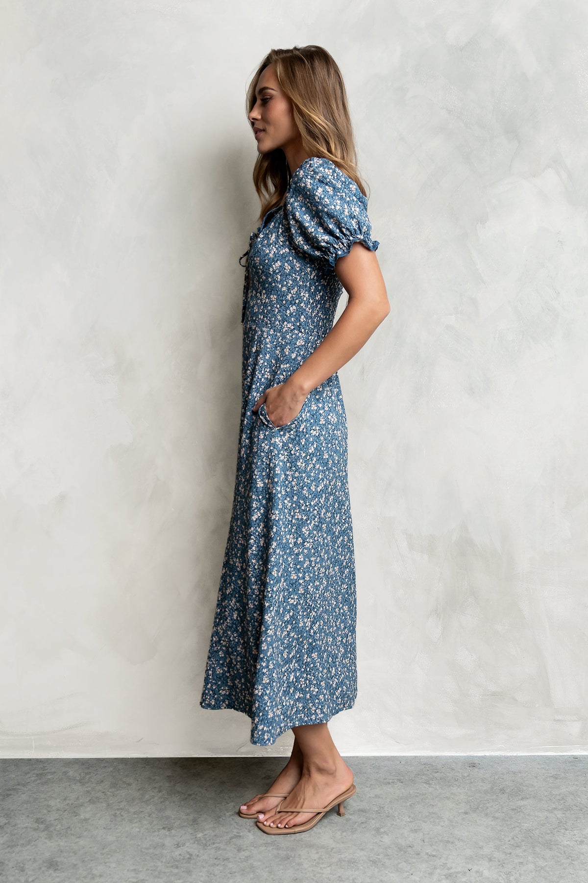 Carter Floral Midi Dress