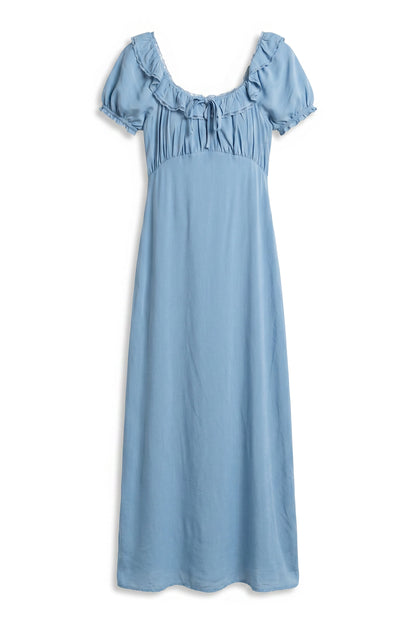 Annelise Maxi Dress in Slate Blue