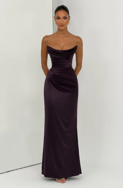 Vessa Maxi Dress - Plum