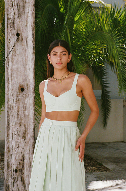 SAMPLE-Dien Top - Green