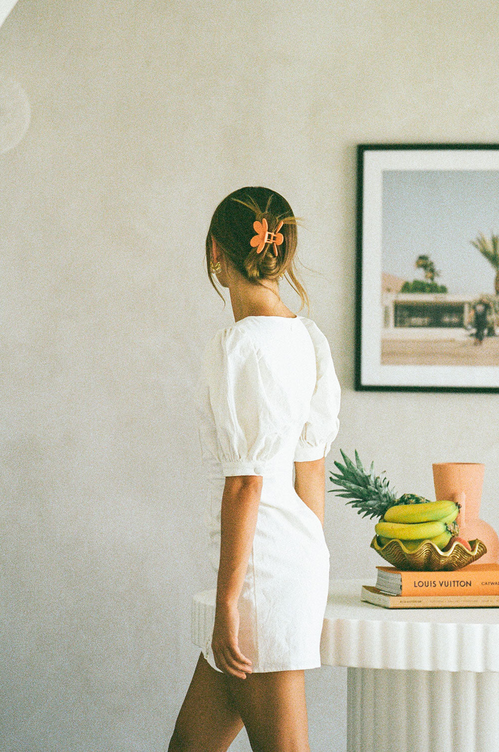 SAMPLE-Alma Dress - White