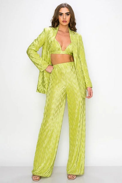 3 PCs Loving It Pant Set