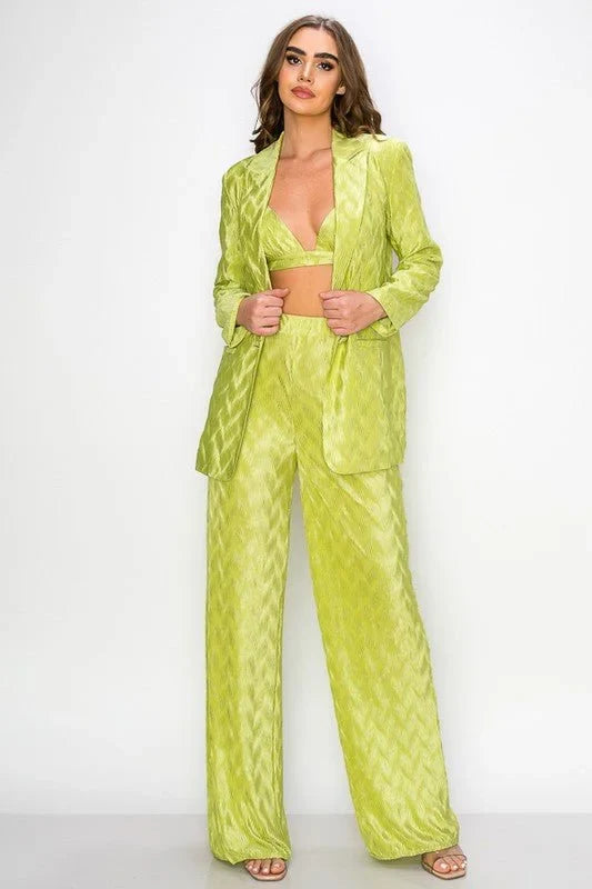 3 PCs Loving It Pant Set