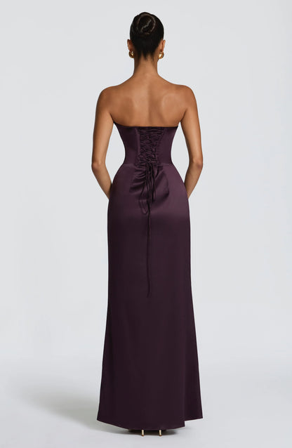Vessa Maxi Dress - Plum
