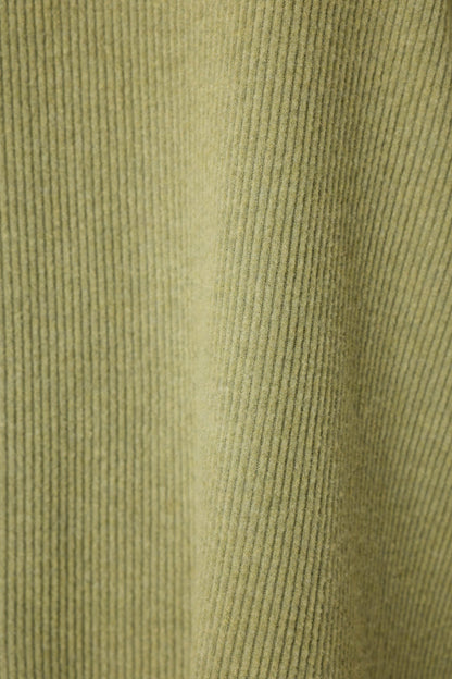 Soft Olive Rib Knit Lounge Set