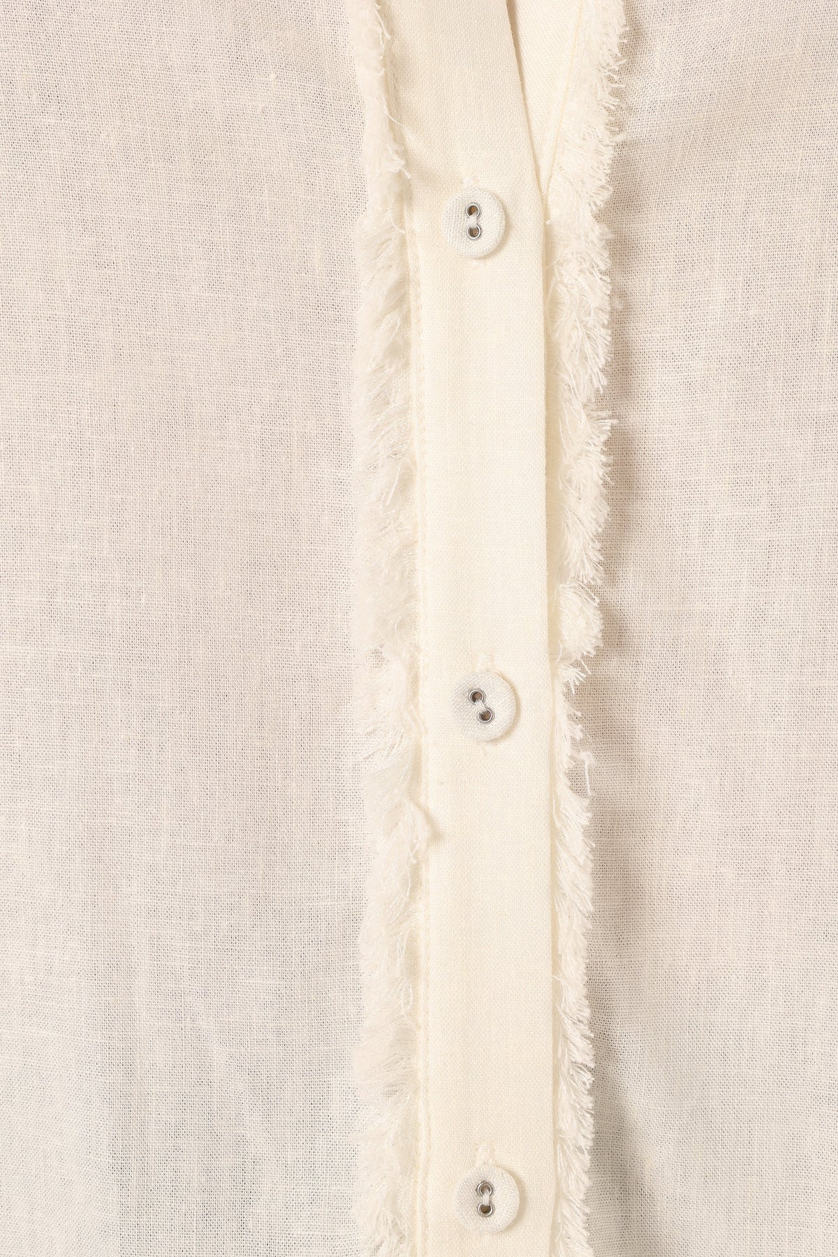 Dylan Long Sleeve Button Up Top - White