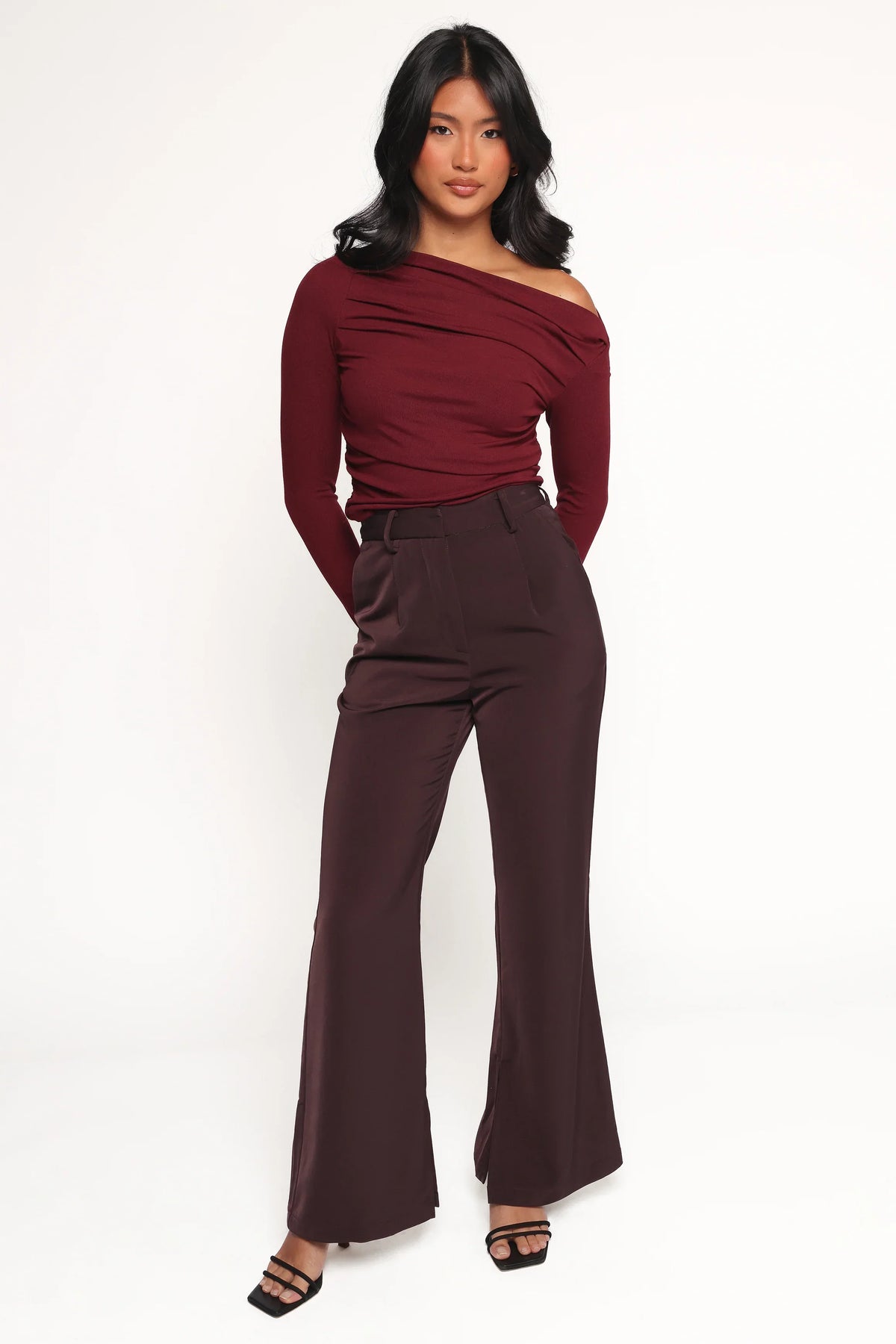 Cer Knit Top - Cherry Chocolate